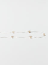 WIRE WRAPPED FRESHWATER PEARL NECKLACE