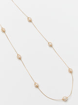 WIRE WRAPPED FRESHWATER PEARL NECKLACE