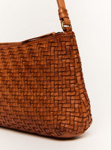 MINA WOVEN LEATHER BAG