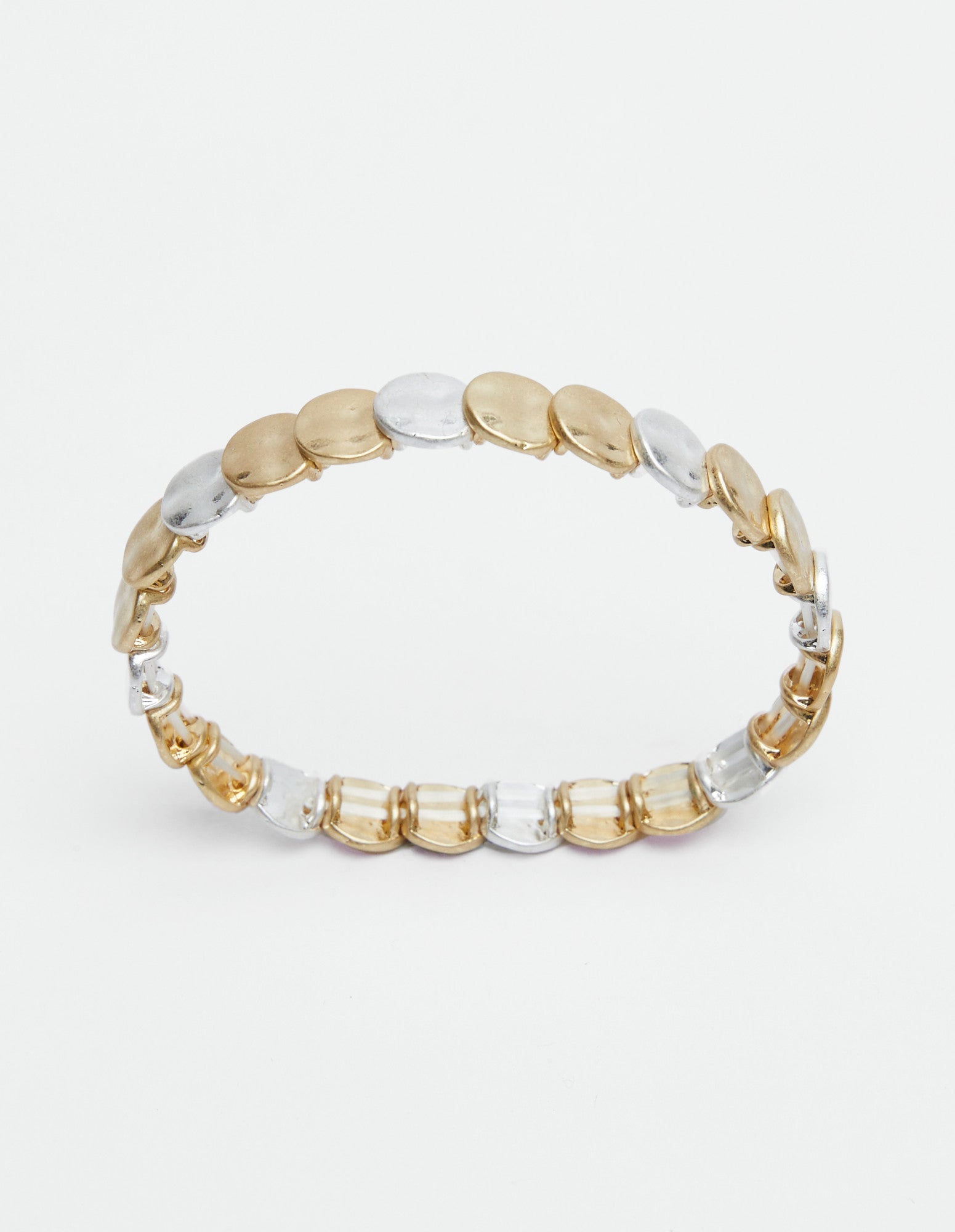 TWO TONE HAMMER BRACELET