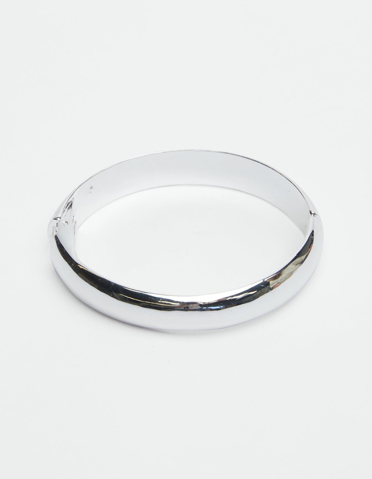 ROUND PLAIN HINGED BANGLE