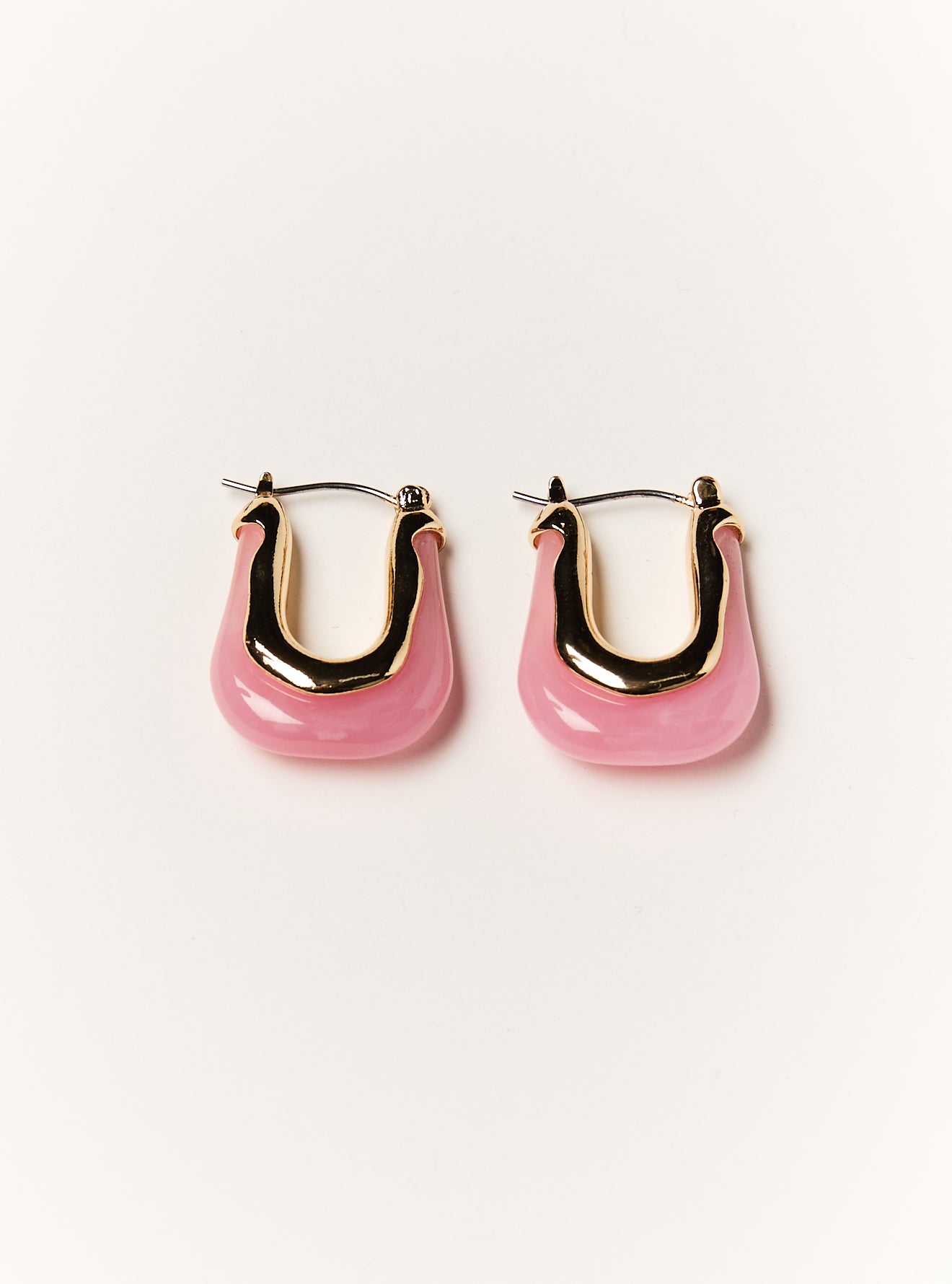 RESIN RECTANGULAR EARRING