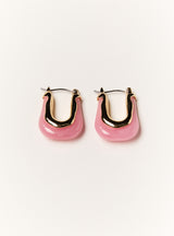 RESIN RECTANGULAR EARRING