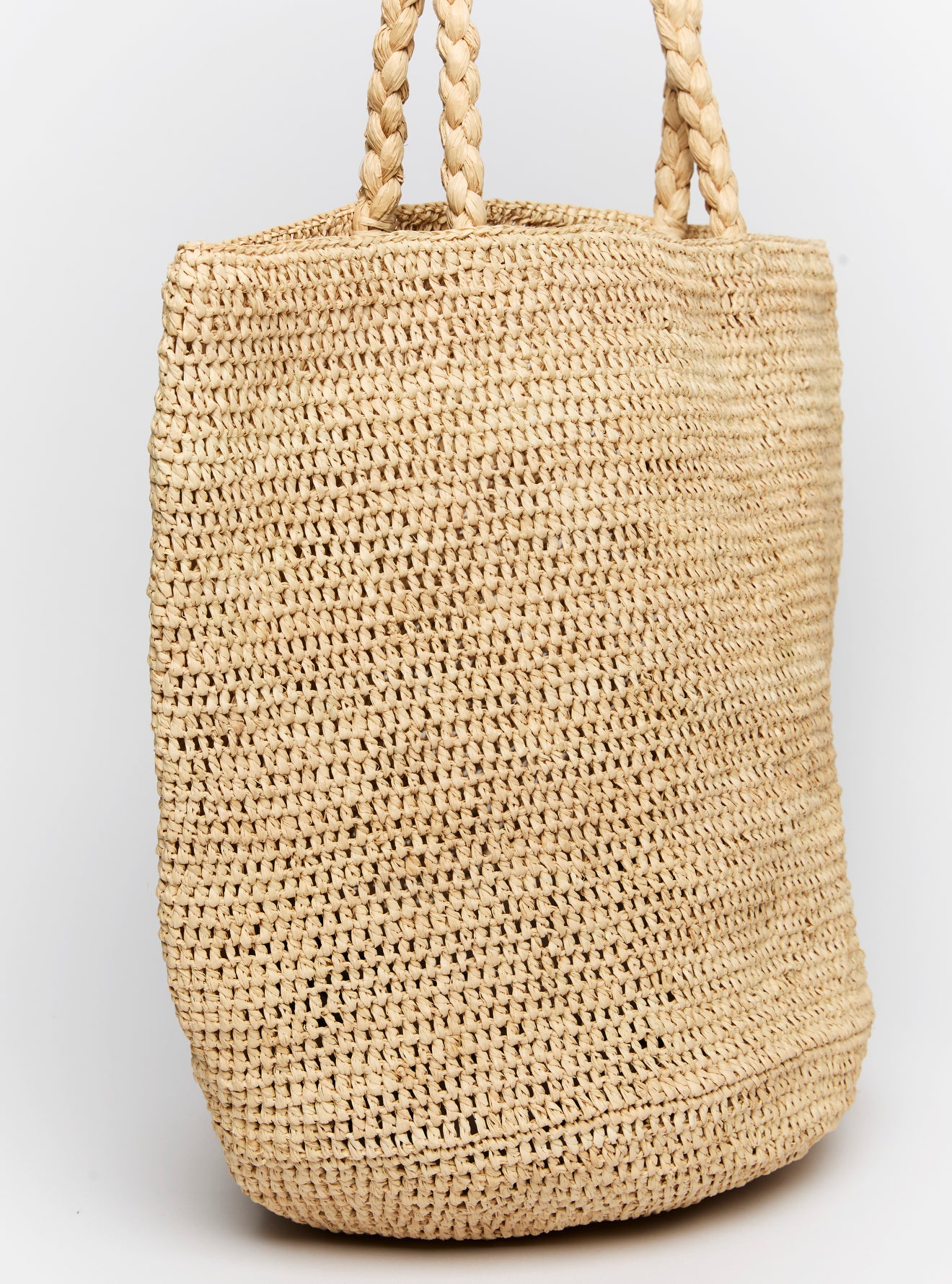 MARLOWE RAFFIA TOTE BAG