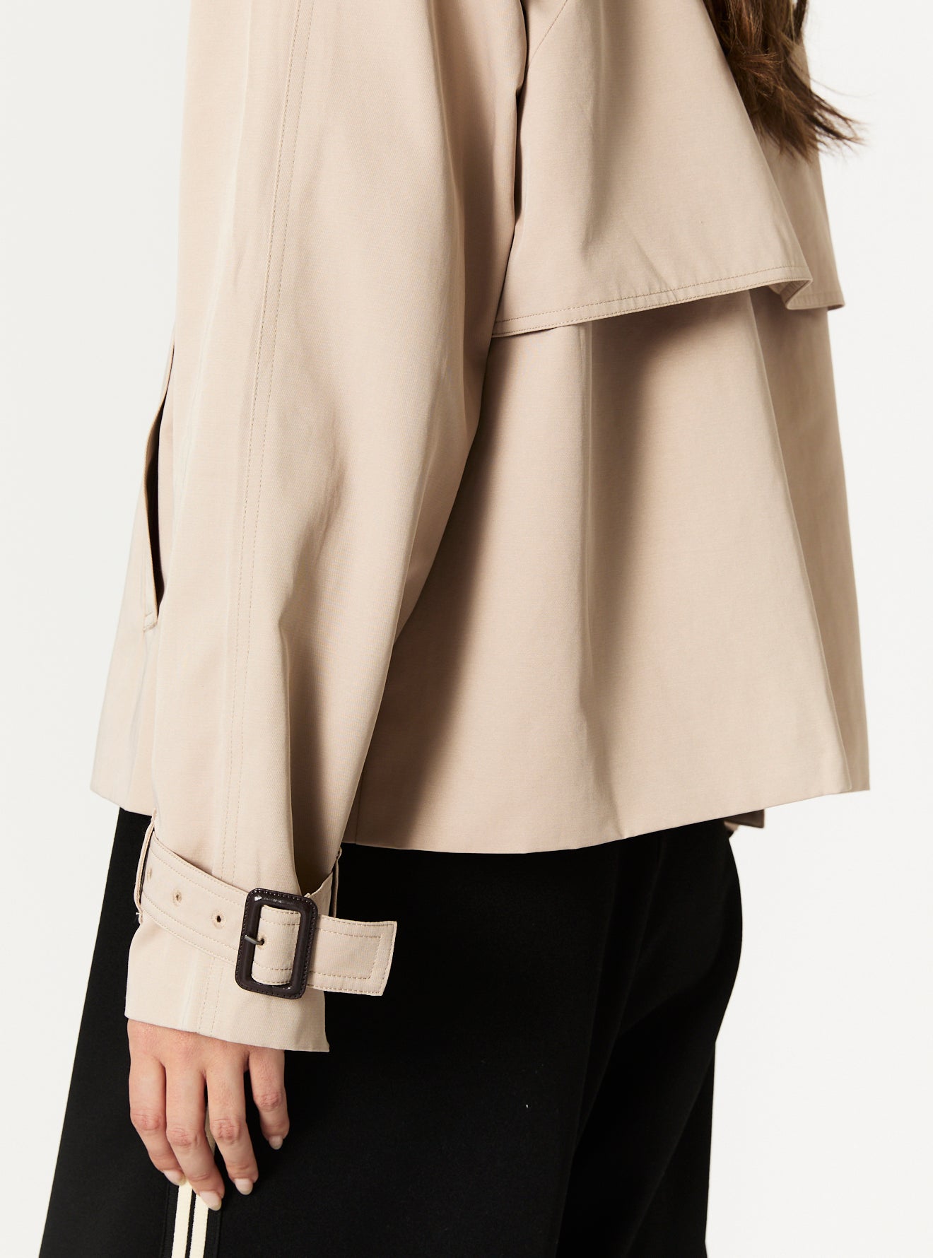 KAROLINA CROPPED TRENCH