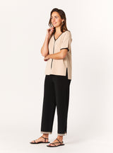 GIANNA V-NECK TOP