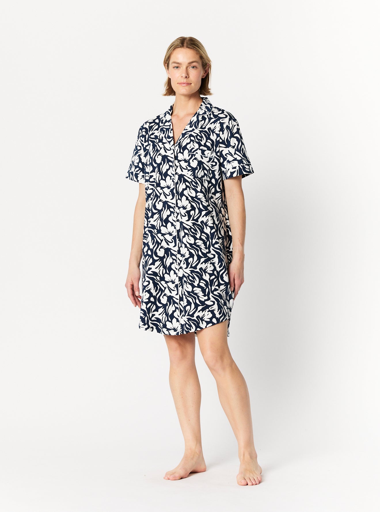 SHORT SLEEVE NIGHTDRESS