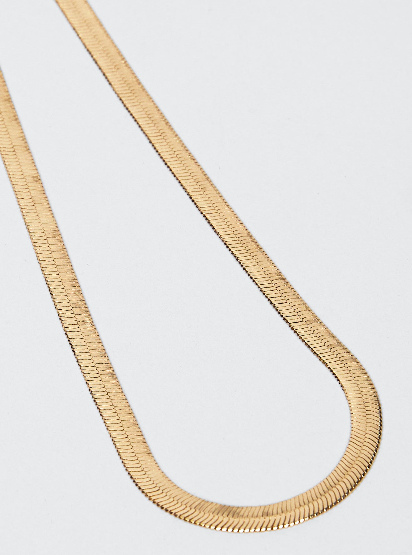 HERRINGBONE CHAIN NECKLACE