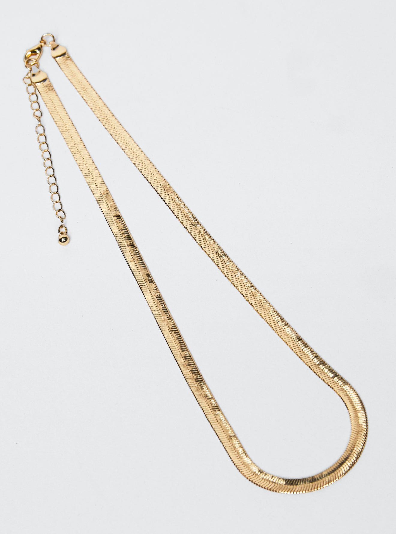 HERRINGBONE CHAIN NECKLACE