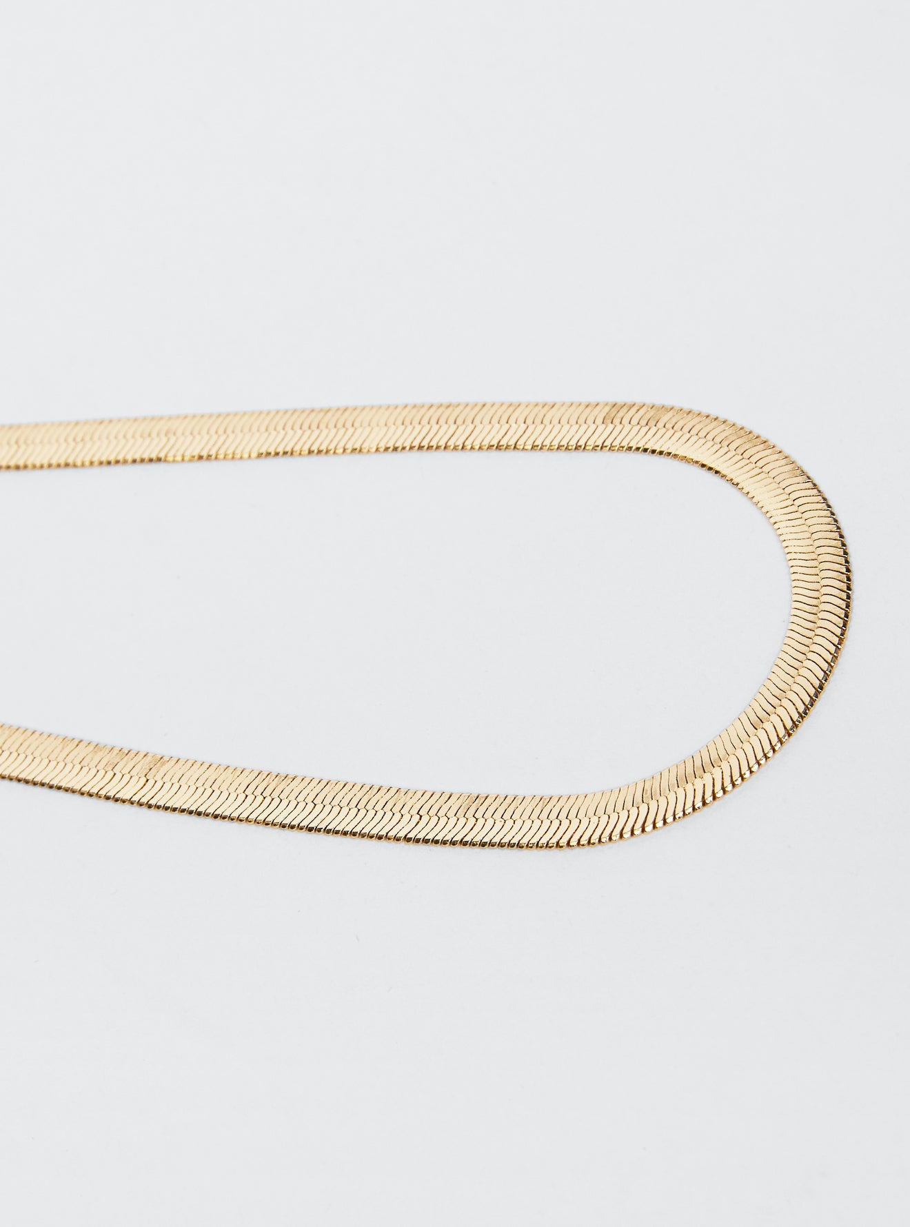 HERRINGBONE CHAIN NECKLACE