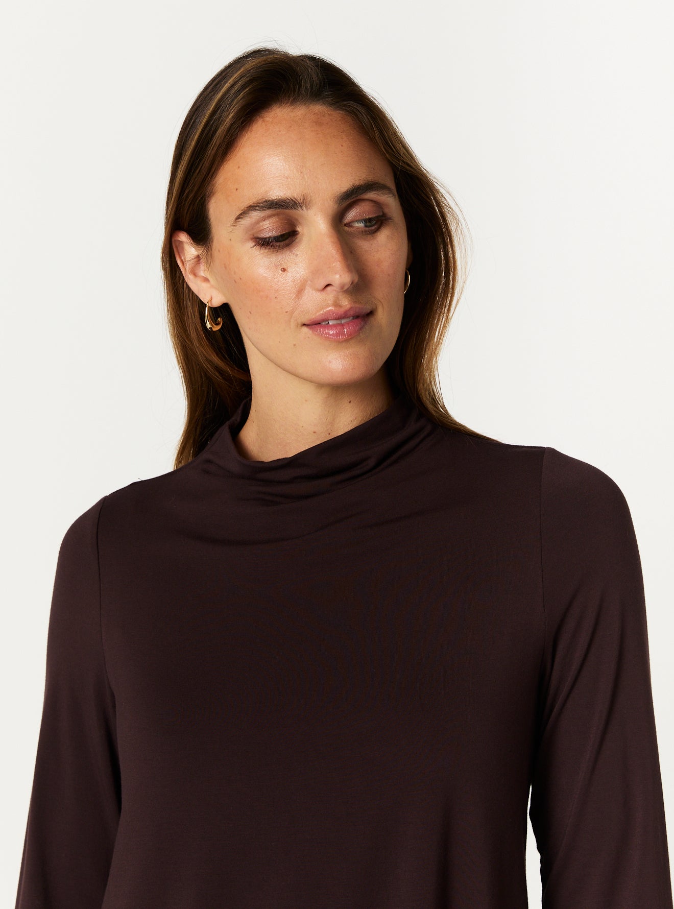 ALISON FUNNEL NECK TOP