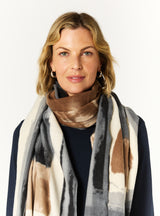 GREY-BROWN SCARF