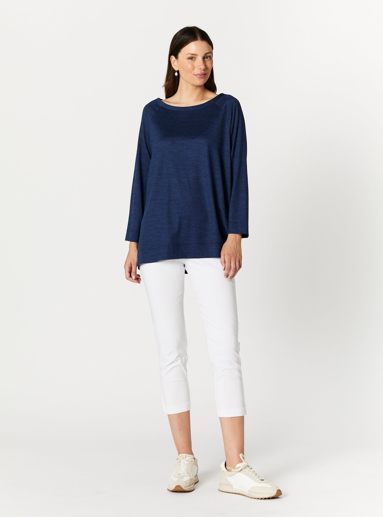Shop 3/4 Sleeve Top in Denim – The Ark Clothing Co.