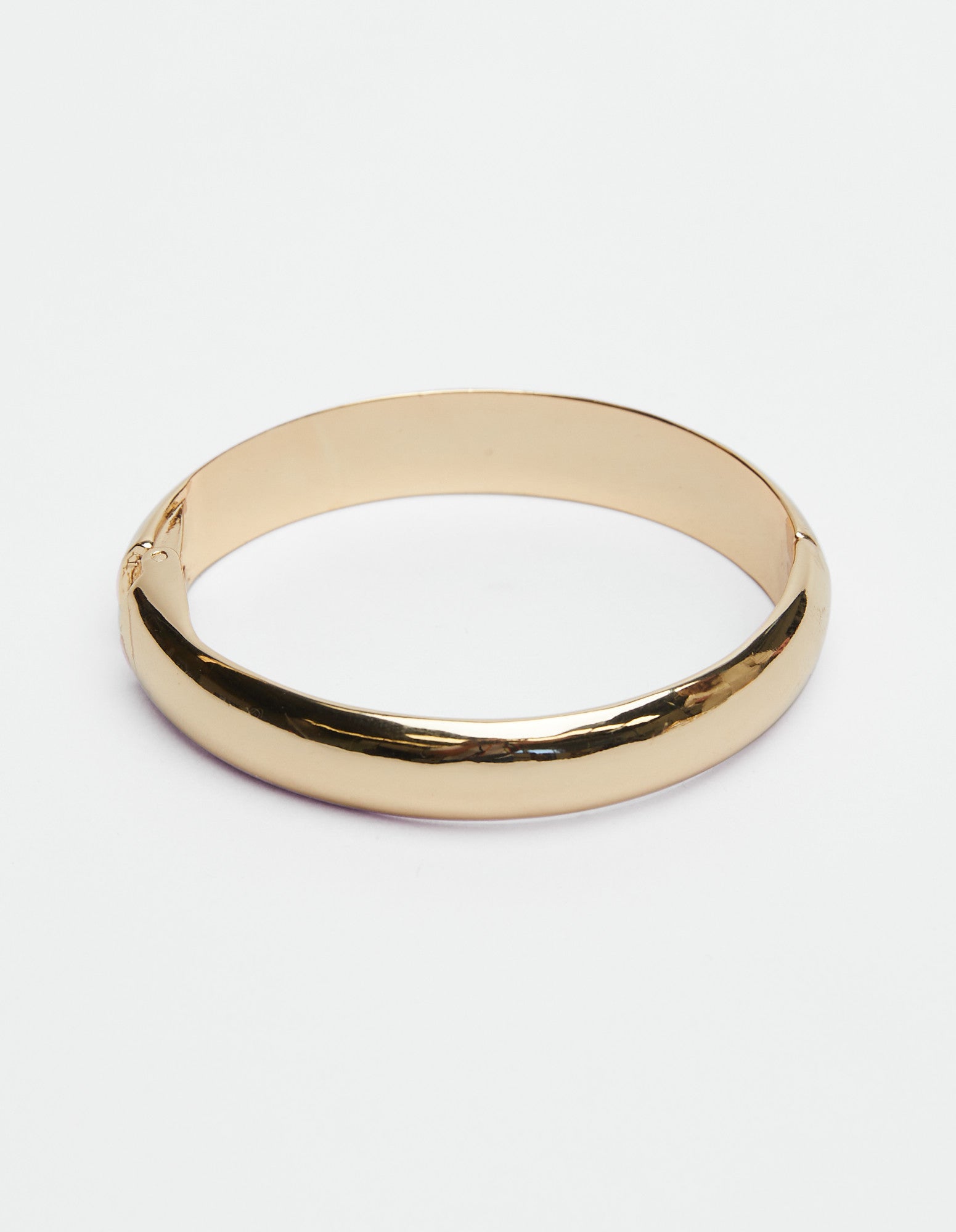 ROUND PLAIN HINGED BANGLE