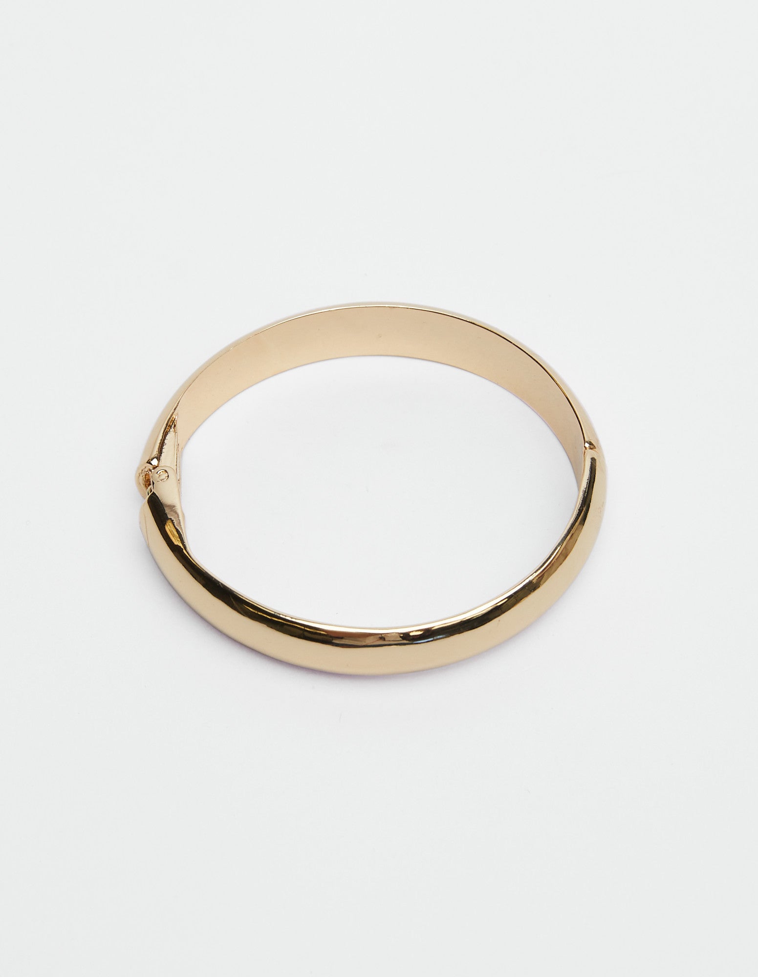 ROUND PLAIN HINGED BANGLE