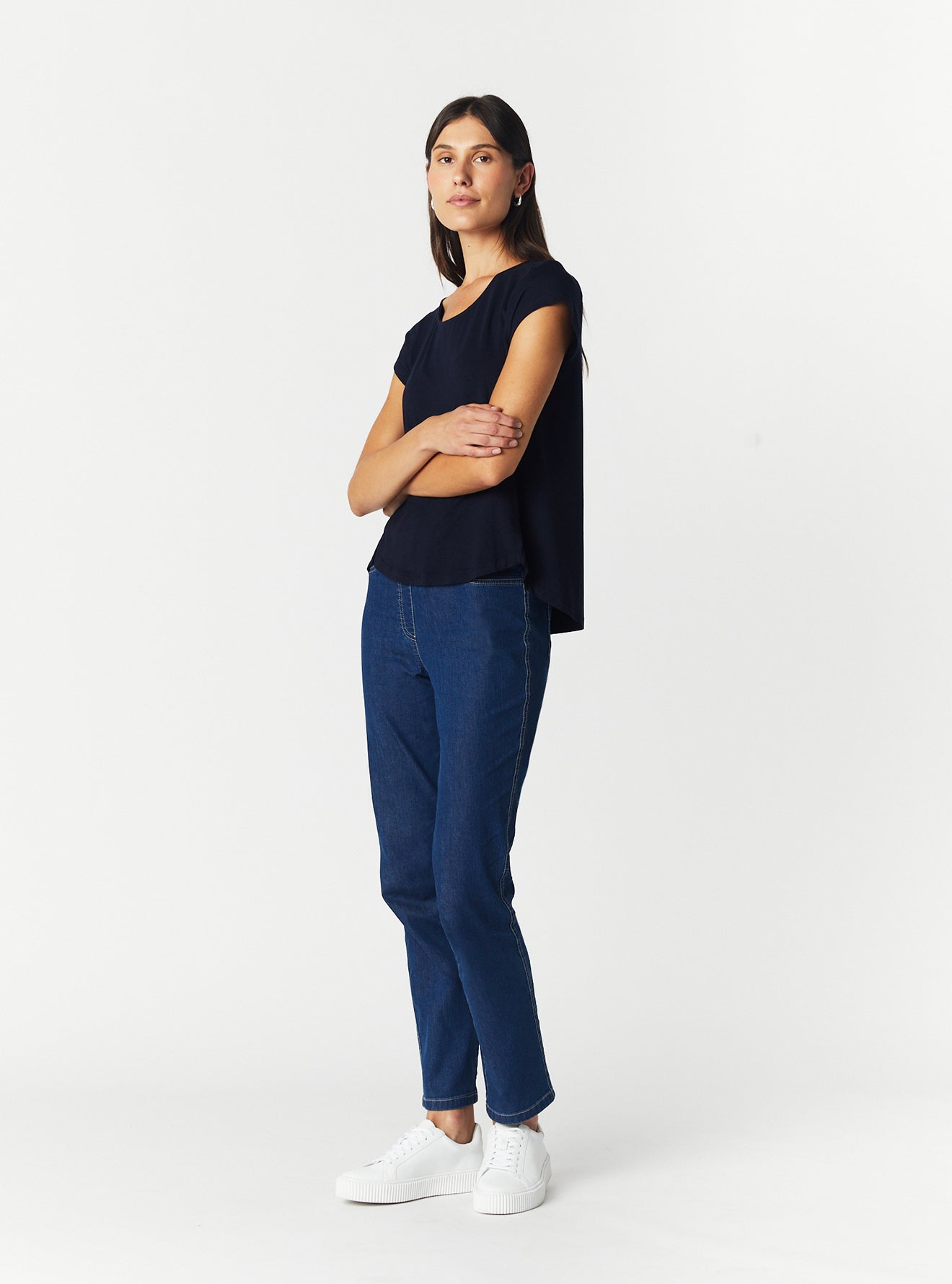 ROSA PULL ON SLIM LEG JEAN