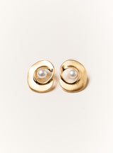 LOTUS PEARL EARRING