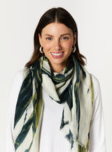LEAF PRINT SCARF
