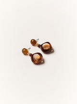 CHOCOLATE DROP EARRINGS