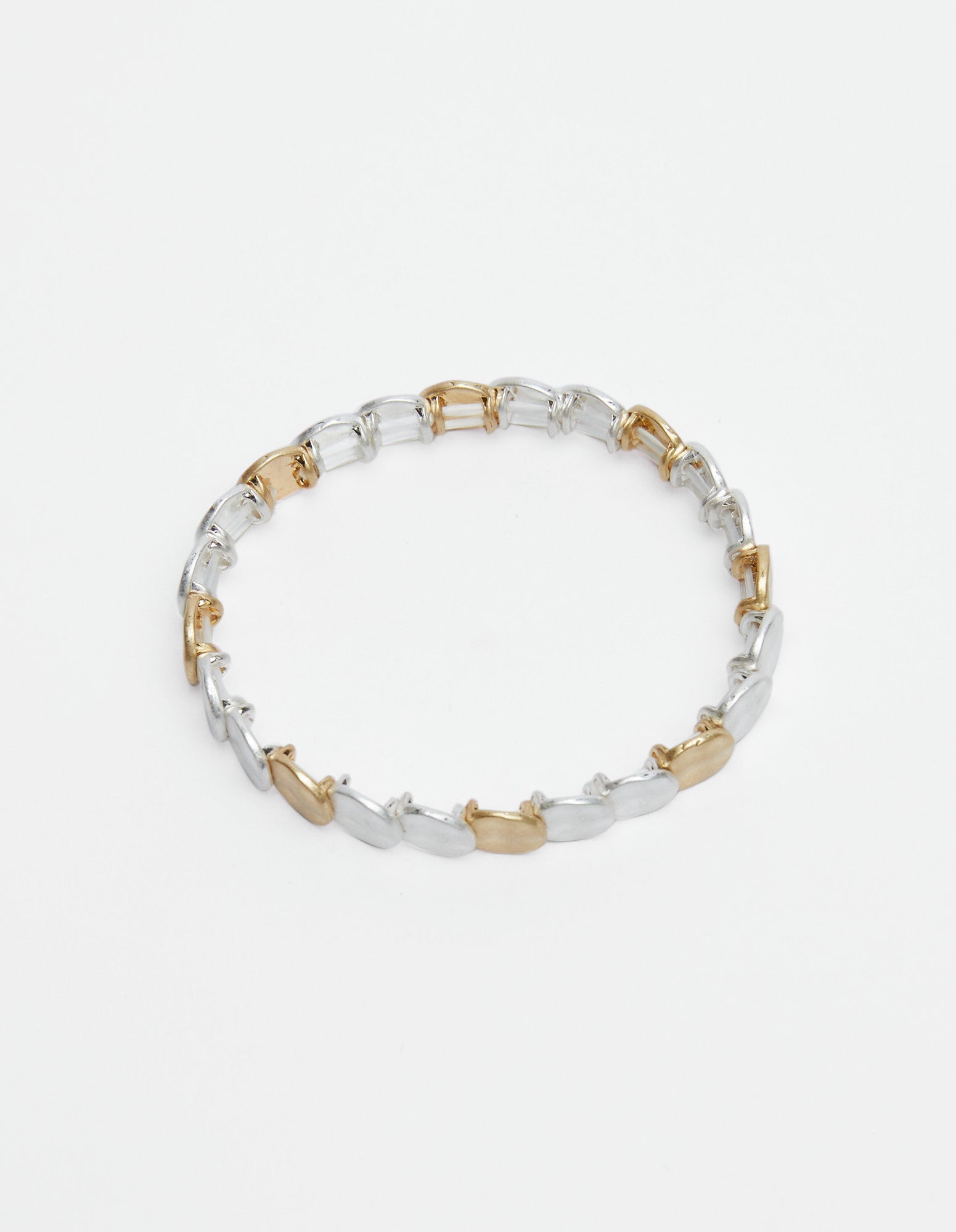 TWO TONE HAMMER BRACELET