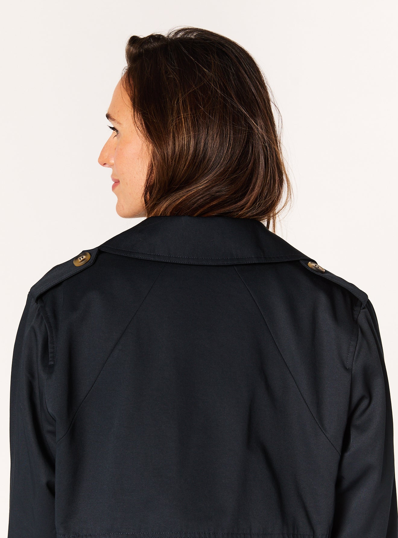 KAROLINA CROPPED TRENCH COAT