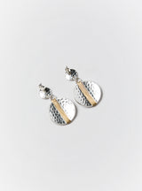 TWO PIECE DISC EARRING