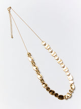 IRREGULAR DISC NECKLACE