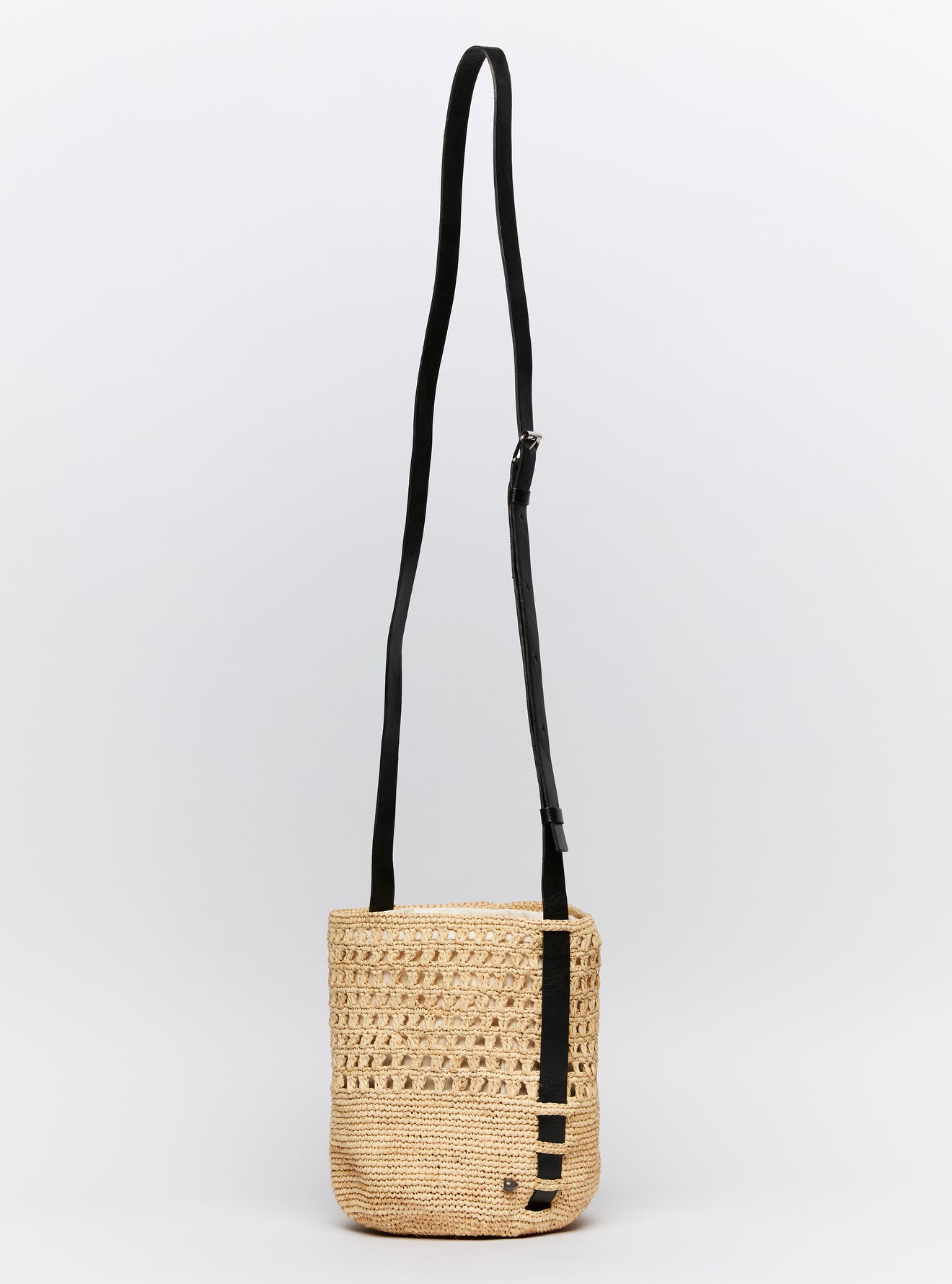 SERAPHINA RAFFIA BUCKET BAG