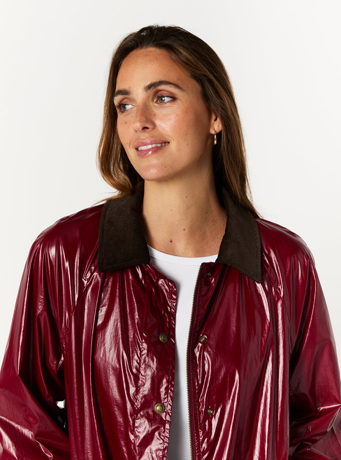 Jacket Felicity Rrq Shop Felicity Coat in Cranberry – The Ark Clothing Co.
