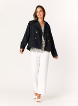KAROLINA CROPPED TRENCH COAT