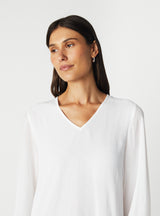 V-NECK LONG SLEEVE TOP