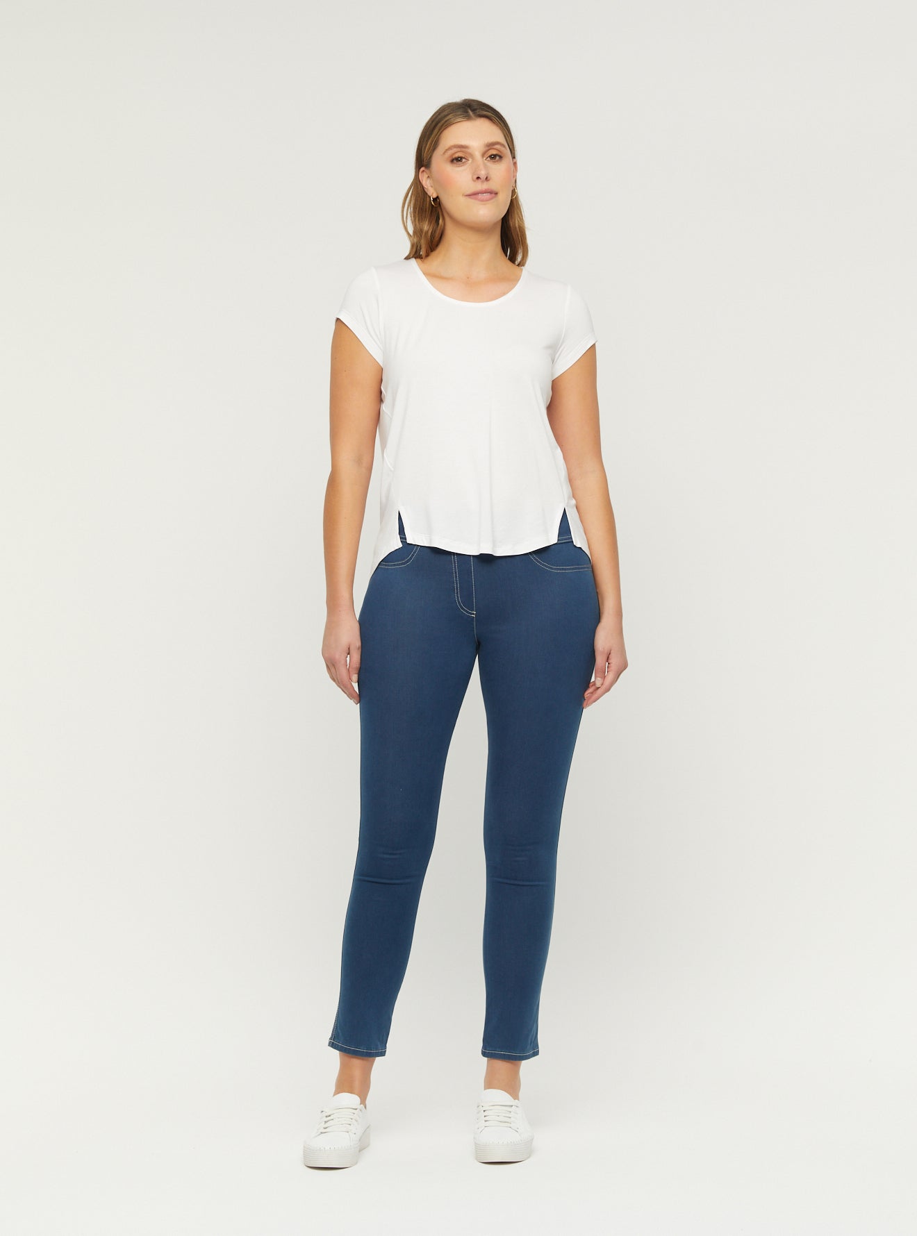 Straight leg shop denim jeggings