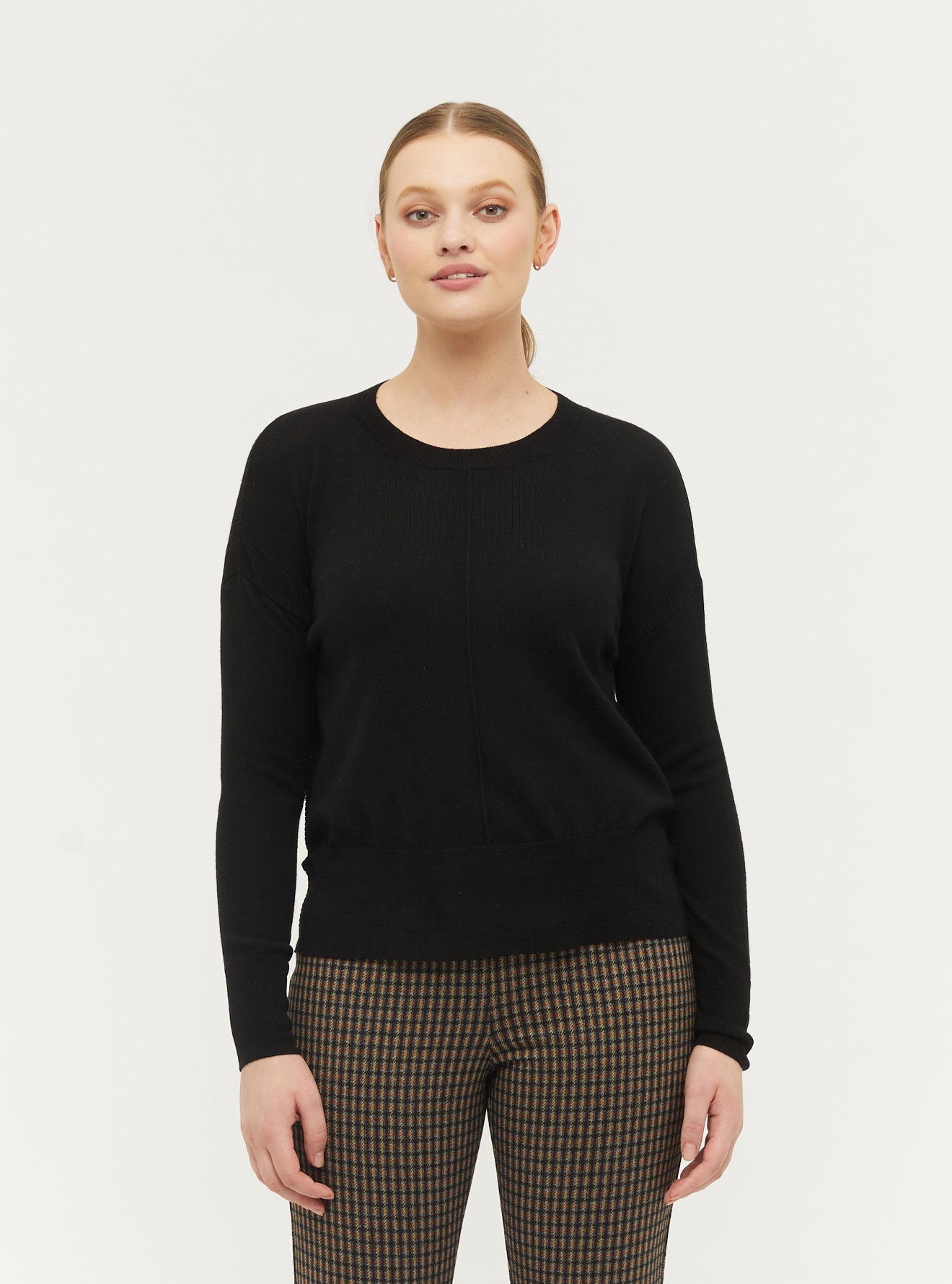 Women's Irvine Knit Jumper - Black – The Ark Clothing Co.