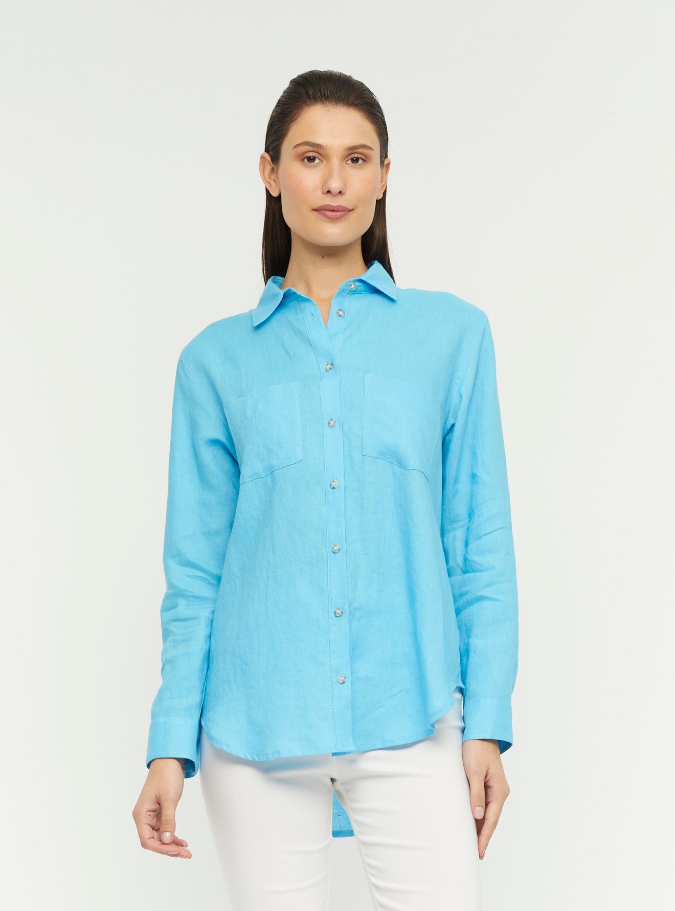 light aqua shirt womens