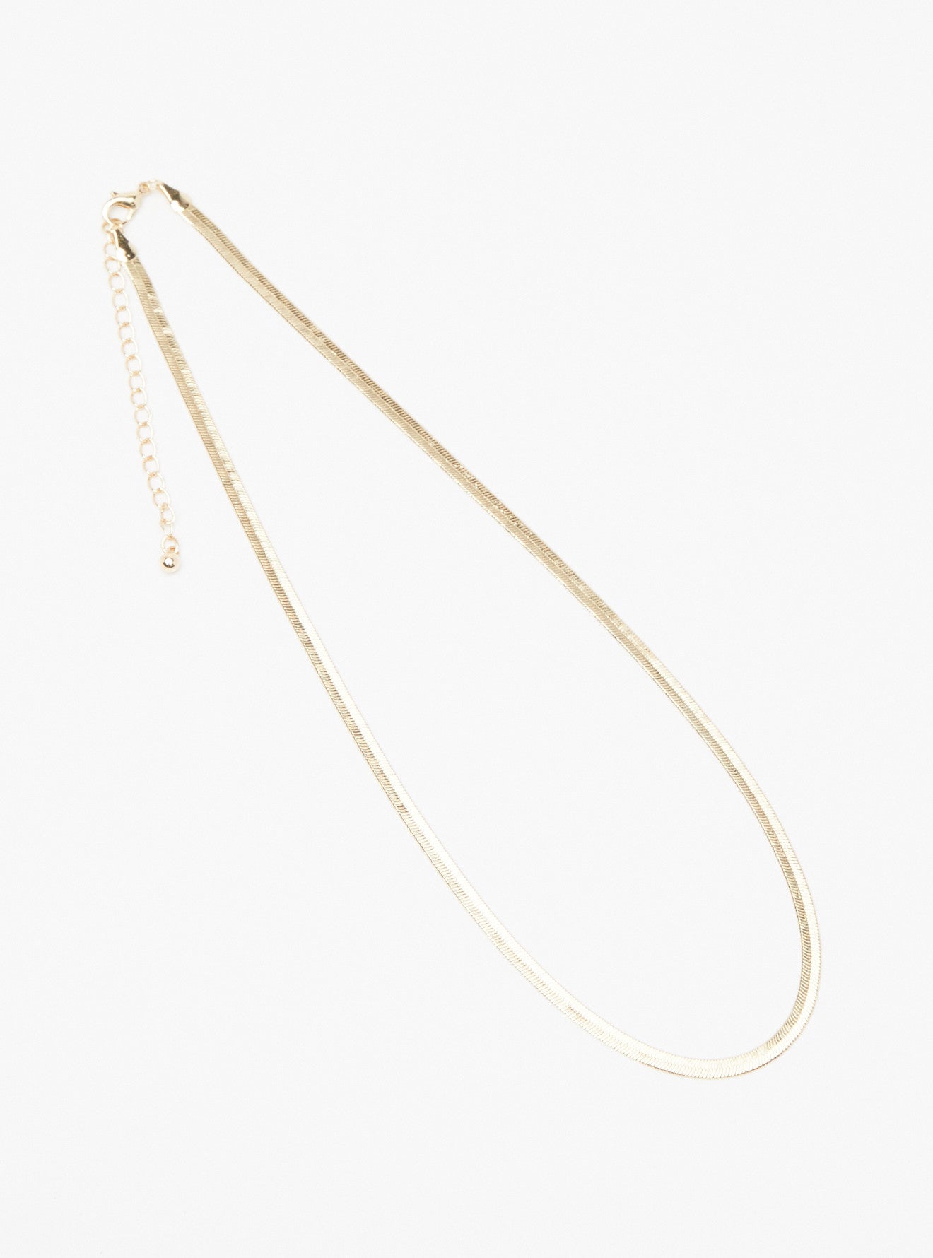 4MM HERRINGBONE CHAIN NECKLACE