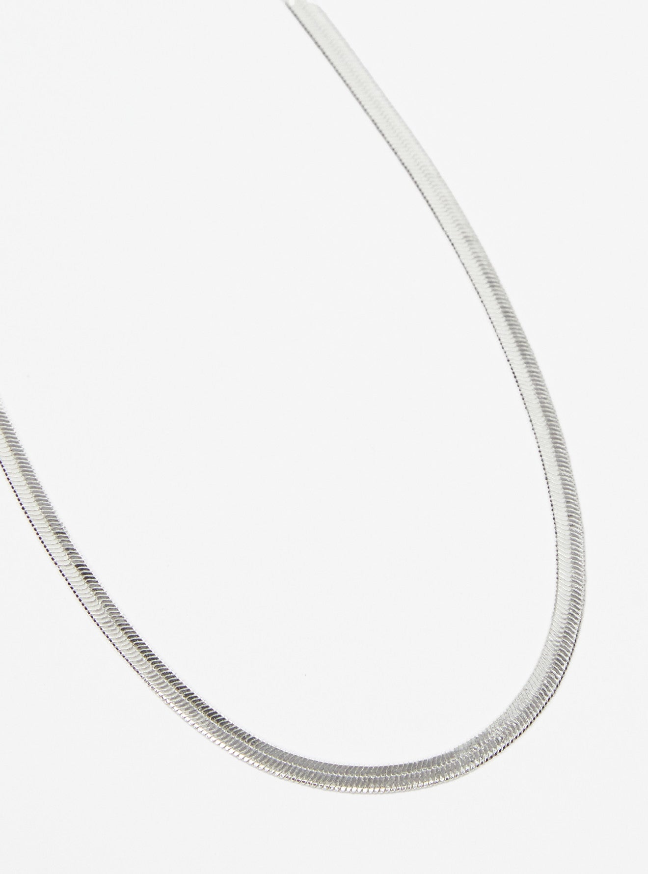 4MM HERRINGBONE CHAIN NECKLACE