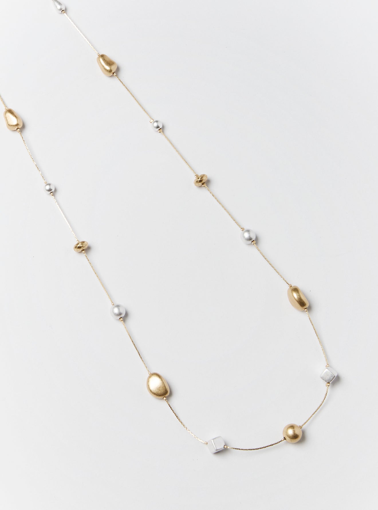 LONG MULTI SHAPE NECKLACE