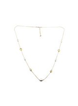 Two Tone Disc Necklace