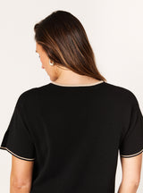 GIANNA CREW NECK TOP