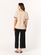 GIANNA V-NECK TOP