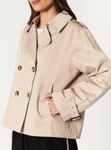 KAROLINA CROPPED TRENCH COAT