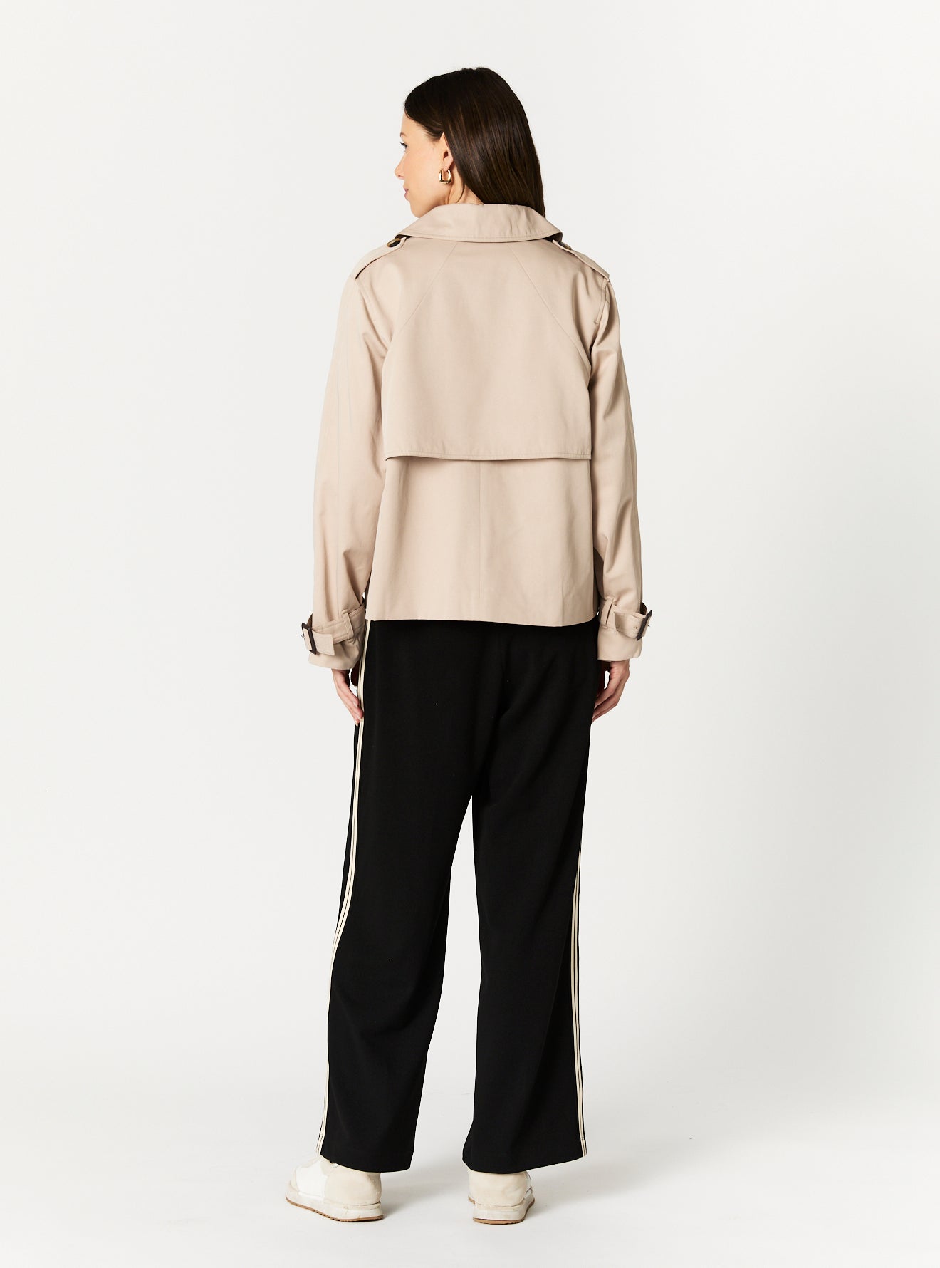 KAROLINA CROPPED TRENCH