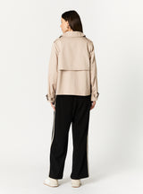 KAROLINA CROPPED TRENCH COAT