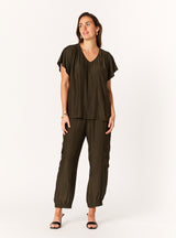 LOTTIE V-NECK TOP