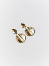 TWO PIECE DISC EARRING