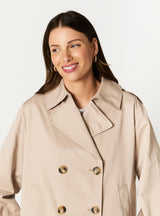 KAROLINA CROPPED TRENCH