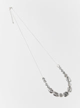 RUSTIC DISC & PEARL NECKLACE