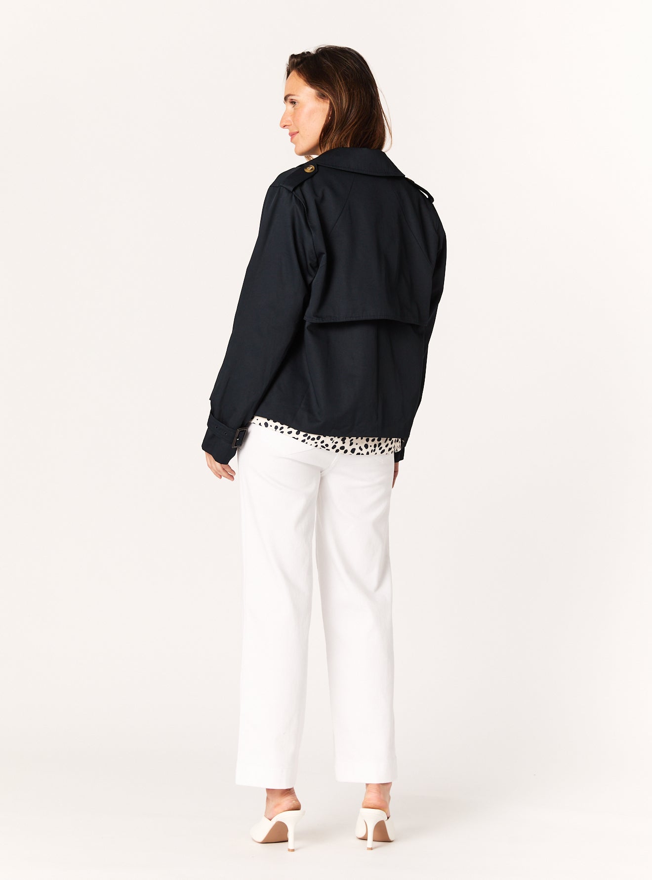 KAROLINA CROPPED TRENCH COAT