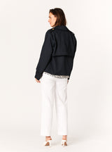 KAROLINA CROPPED TRENCH COAT