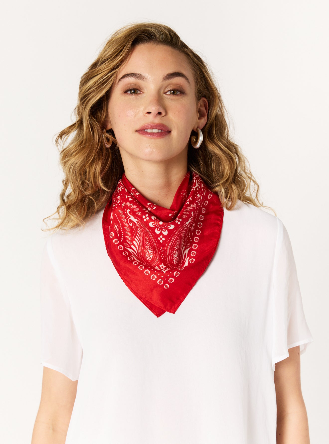 PAISLEY SQUARE SCARF